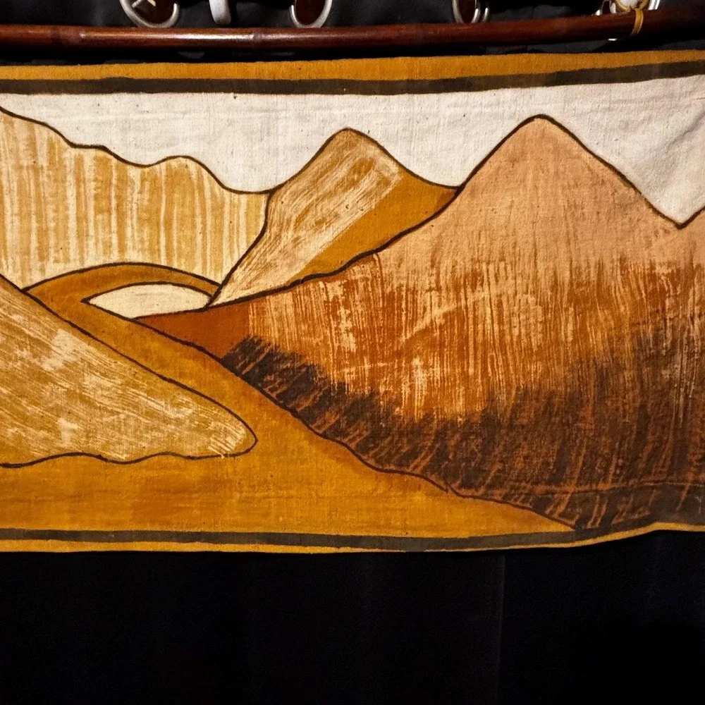 Signed H. Coulibaly Korhogo Textile Wall Hanging – African Art – 36